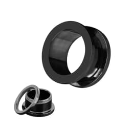 2PCS Multi Color Steel Screw Fit Tunnel Ear Plug Stretcher Gauge 3-25mm Ear Lobe Tunnel Expander