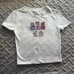 2000s Top Women Fashion Punk Emo Girls Aesthetics Letter Print Baby Tees Y2k Style Streetwear Short Sleeve Cute Vintage Crop Top