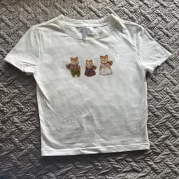 2000s Top Women Fashion Punk Emo Girls Aesthetics Letter Print Baby Tees Y2k Style Streetwear Short Sleeve Cute Vintage Crop Top