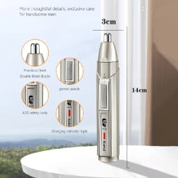 Origina Kemei all in one Rechargeable Ear Nose Hair Trimmer For Men&Women Electric Eyebrow Beard Trimer Neckline Face Grooming