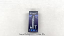 Origina Kemei all in one Rechargeable Ear Nose Hair Trimmer For Men&Women Electric Eyebrow Beard Trimer Neckline Face Grooming