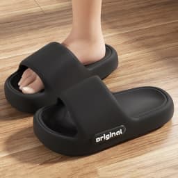 2026 Summer Platform Cloud Slippers Women Comfy Solid Color Soft Sole EVA Pillow Slides Woman Couple Non Slip Beach Flip Flops
