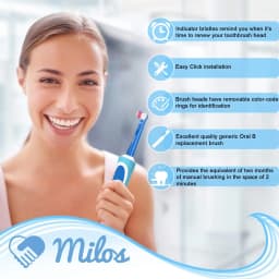 For Oral B Toothbrush Replacement Brush Head Pack of 8/16pcs Extra Soft Bristles Fits for Electric Braun Sensitive Brush Heads
