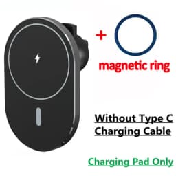 Magnetic Car Wireless Chargers Air Vent Phone Holder For Magsafe iPhone 17 16 15 14 13 12 Pro Max Car Fast Charging Station