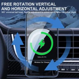 Magnetic Car Wireless Chargers Air Vent Phone Holder For Magsafe iPhone 17 16 15 14 13 12 Pro Max Car Fast Charging Station