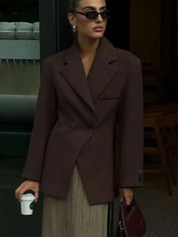 HH 2024 Women's Chic Waist Casual Suit Jacket Fashion V-neck Single Button Decoration Elegant Women's Street Casual Jacket