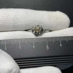3MM Natural Citrine Ring Adjustable Female Ring Jewelry for Women Gift Wholesale High Quality Vintage Fine