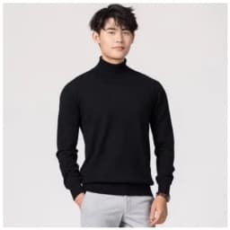 Cashmere Turtleneck Men Sweater Clothes for 2024 Autumn Winter Jersey Hombre Pull Homme Hiver Pullover Men High Neck Sweaters