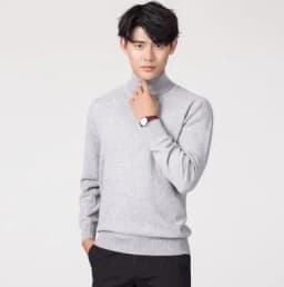 Cashmere Turtleneck Men Sweater Clothes for 2024 Autumn Winter Jersey Hombre Pull Homme Hiver Pullover Men High Neck Sweaters