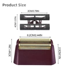 Professional #7043 Replacement Head Foil and Cutter Bar Assembly Set For wahl Series Finale Shaver Shaper #8061