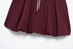 MUJER 2025 Balloon Mini Skirt Women Pleated Mid Waist Skirts for Women Autumn Short Women's Skirts Streetwear Draped Woman Skirt
