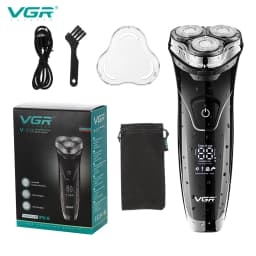 VGR 318 Shaver Electric Razor Professional Shaving Machine Floating Beard Trimmer IPX7 Waterproof Rechargeable Shaver for Men