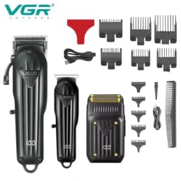 VGR Electric Hair Clipper Professional Hair Trimmer Cordless Trimmer for Men V-282 Barber Haircut Machine Rechargeable
