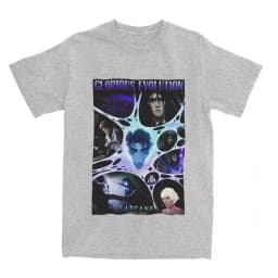 VIKTOR Arcane Anime T-Shirt Janpan Anime Print Men Women T Shirts Harajuku Tee Shirt for Male Short Sleeve Top Clothing