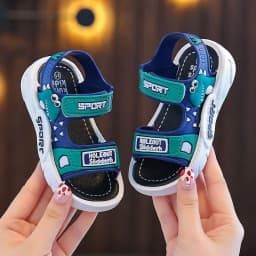 Children's Summer Boys Cute Cartoon Girls Sandals Baby Kids Shoes Girls Beach Shoes Sports Soft Non-slip Casual Toddler Sandals