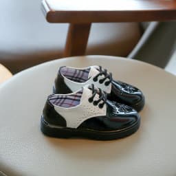 Boys Girls Fashion Leather Shoes 2025 Children New Style Oxfords Kids Flats for Baby School Party Formal Wedding Leather Shoes
