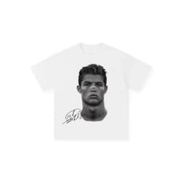 2026 Cristiano Ronaldo Football Superstar Super Fashion Printed Short Sleeve T-Shirt Men Distress American Women Tshirt