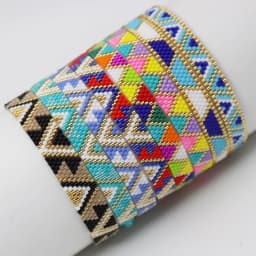 Miyuki Bead Bracelet Boho Style Woven Adjustable For Women Jewelry Multi colored geometric design Ladies Accessory Gifts Party