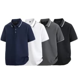 Oversized Men 7XL Polo Shirt 8XL 2026 Summer 95% Cotton Breathable Short Sleeve Collar Business Shirt Golf Man Top Clothes