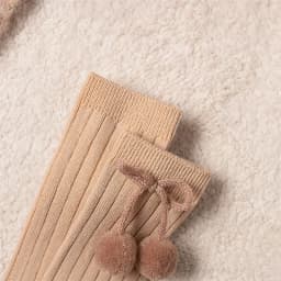 3Pairs/Lot Baby Ball Knee High Socks Soft Cotton Kids Girls Cute Stripe Solid Sock Spanish Children Long Socken For 0-8Years
