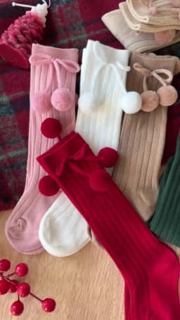 3Pairs/Lot Baby Ball Knee High Socks Soft Cotton Kids Girls Cute Stripe Solid Sock Spanish Children Long Socken For 0-8Years