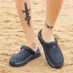 Men Shoes EVA Slippers Sandals for Women Men Breathable Beach Shoes Fashion Garden Clog Aqua Shoes Trekking Wading Size 36-45