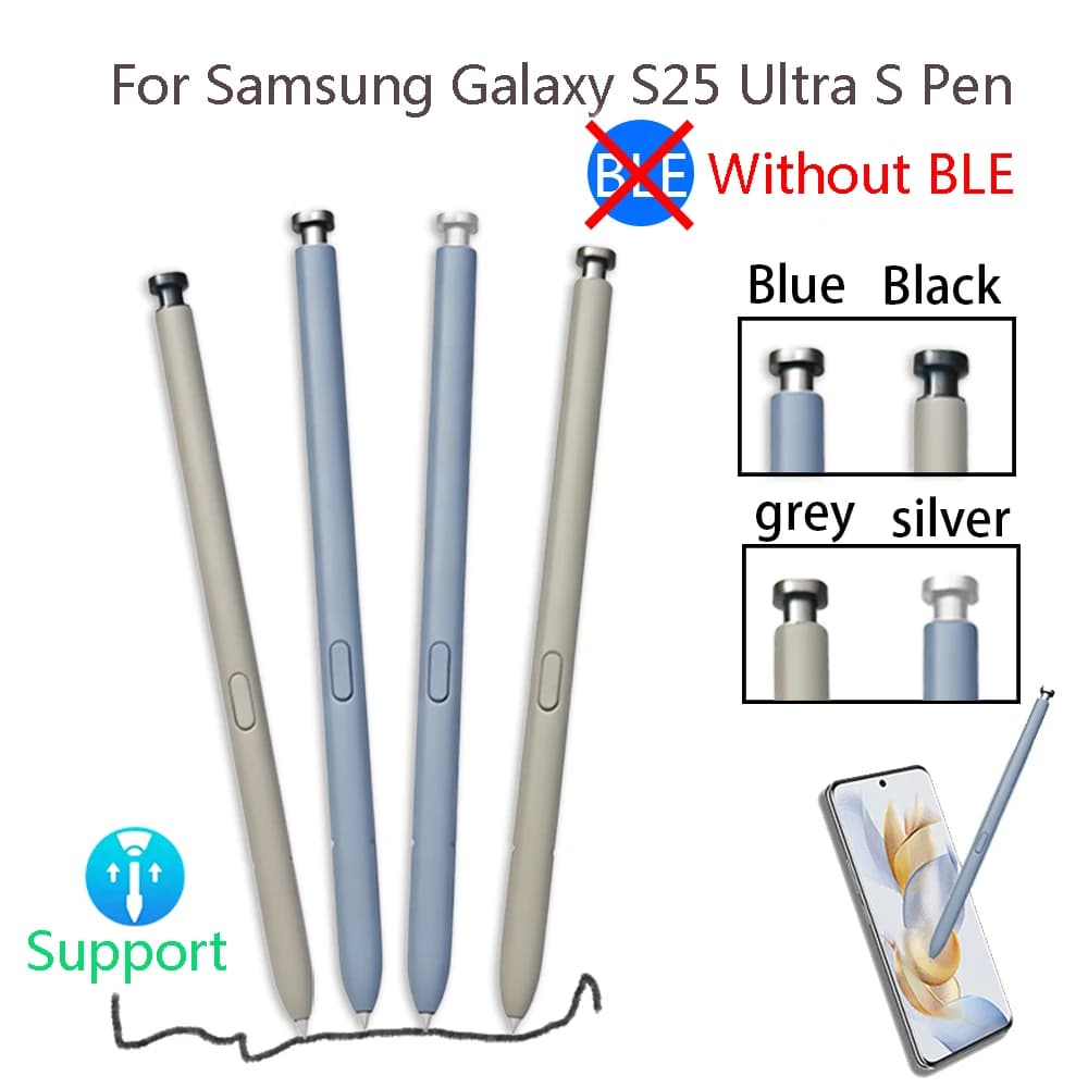 S25 Ultra Replacement S Pen Stylus Touch Screen Pen Without Bluetooth for Samsung Galaxy S25 Ultra SM‑S938B SM‑S938U SM‑S938W`