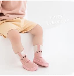 MILANCEL New Spring Baby Prewalker Cute Cartoon Animals Children's Floor Socks Thin Style Girls Toddler Non Slip Socks