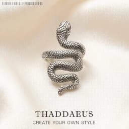 Ring Blackened Snake,Europe Style Glam Fine Jewerly For Women Gift In 925 Sterling Silver