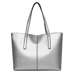 Women's Tote Bags Simple Large Capacity Femal Shoulder Bag Solid Color Commuter Leather Hand Bags Ladies Top Handle Bags