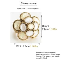 Romantic 3D Stereoscopic Moonstone Fritillaria Rose Flower Vintage Rings Wedding Bridal Luxury Opal Oval Jewelry for Women
