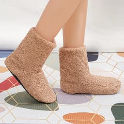 Mntrerm Winter Warmth Postpartum indoor Slippers for Women Indoor Floor Quiet Idea Cloth Soft Cotton Boots for Couples