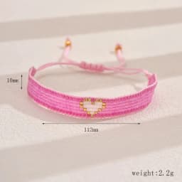 1pc Women's Fashion Bracelet Bohemian Style Miyuki Beaded Colorful Rice Bead Bracelet Suitable for Daily Gift Giving