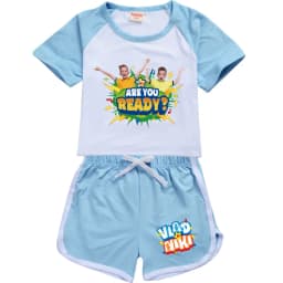 Boys Summer Vlad niki Sets Short-Sleeved T-shirt+Shorts 2 Pieces Suit Casual Sportswear Kids Clothes Sweatsuit For Teens Girls
