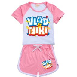 Boys Summer Vlad niki Sets Short-Sleeved T-shirt+Shorts 2 Pieces Suit Casual Sportswear Kids Clothes Sweatsuit For Teens Girls