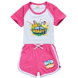 Boys Summer Vlad niki Sets Short-Sleeved T-shirt+Shorts 2 Pieces Suit Casual Sportswear Kids Clothes Sweatsuit For Teens Girls