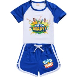 Boys Summer Vlad niki Sets Short-Sleeved T-shirt+Shorts 2 Pieces Suit Casual Sportswear Kids Clothes Sweatsuit For Teens Girls