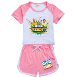 Boys Summer Vlad niki Sets Short-Sleeved T-shirt+Shorts 2 Pieces Suit Casual Sportswear Kids Clothes Sweatsuit For Teens Girls