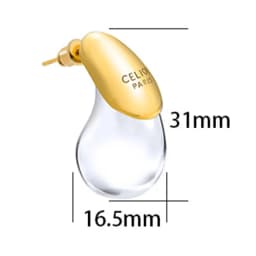 Transparent Resin Women's Earrings Water Droplet New in Earrings Simple Temperament Personalized Christmas Gifts Fashion Jewelry