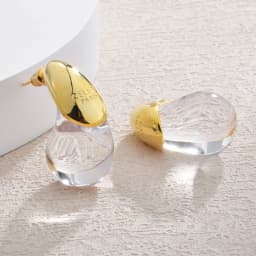 Transparent Resin Women's Earrings Water Droplet New in Earrings Simple Temperament Personalized Christmas Gifts Fashion Jewelry
