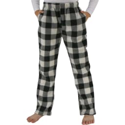 Boys Comfy Fleece Plaid Pajama Pants for Sleep with Pockets From 7Y to 13Y