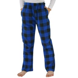 Boys Comfy Fleece Plaid Pajama Pants for Sleep with Pockets From 7Y to 13Y