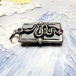 Snake Star Talismans Pendant Brand New Fine Jewelry Accessories 925 Sterling Silver Bohemia Gift For Woman