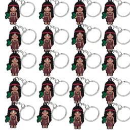 20PCS Australian Style Keychain Cute Platypus Kangaroo Koala Emu Keyrinng Fashion Women Men Car Key Accessories Friends Key Gift