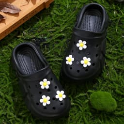 Girls Non-slip Clogs, Breathable Lightweight Cute Flower Clogs for Indoor and Outdoor Shower, Beach and Pool 3057