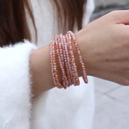 Blue Glass Crystal Miyuki Bracelet Bohemia Multi layered Faceted Crystal Beads Bracelets For Women Men Magnetic Buckle Jewelry