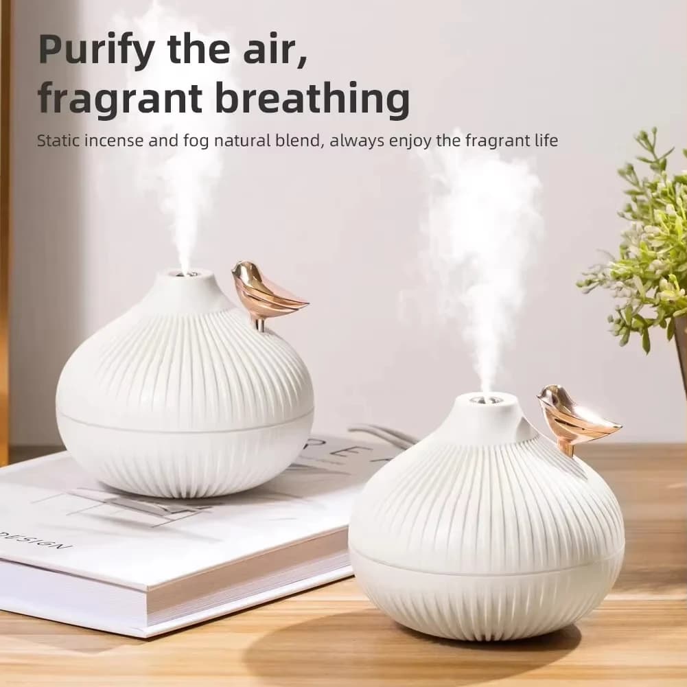 Humidifier Scented Creative Onion Shape Can Do Night Light Quiet Sleep Desktop Office Air Conditioning Room Water Supply USB 