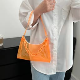 Casual Purse Summer Jelly Bags Handbags Underarm Bags Shoulder Bag
