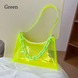 Casual Purse Summer Jelly Bags Handbags Underarm Bags Shoulder Bag