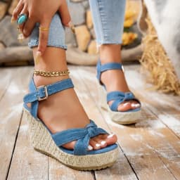 Espadrilles Wedges Woman Sandals Summer New in Ladies Comfort Casual Shoes Party Sandals Footwear Zapatillas Mujer Verano